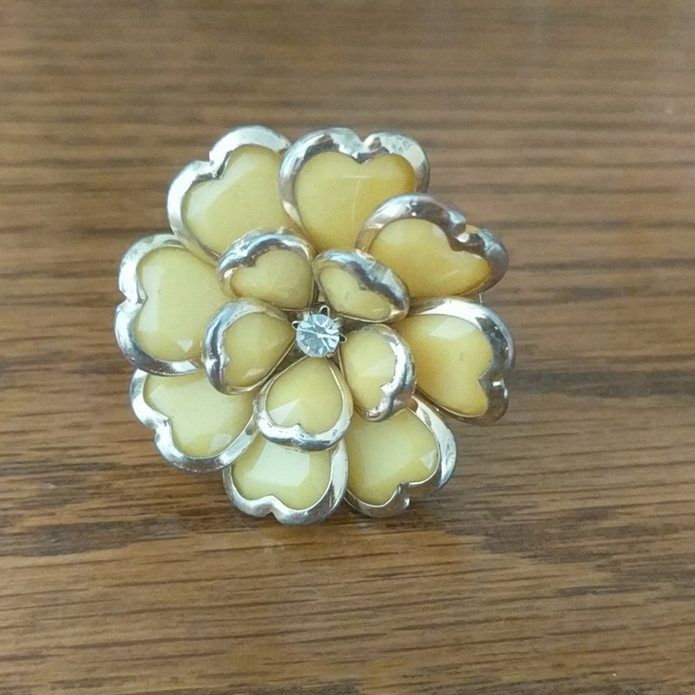 Yellow Flower Ring